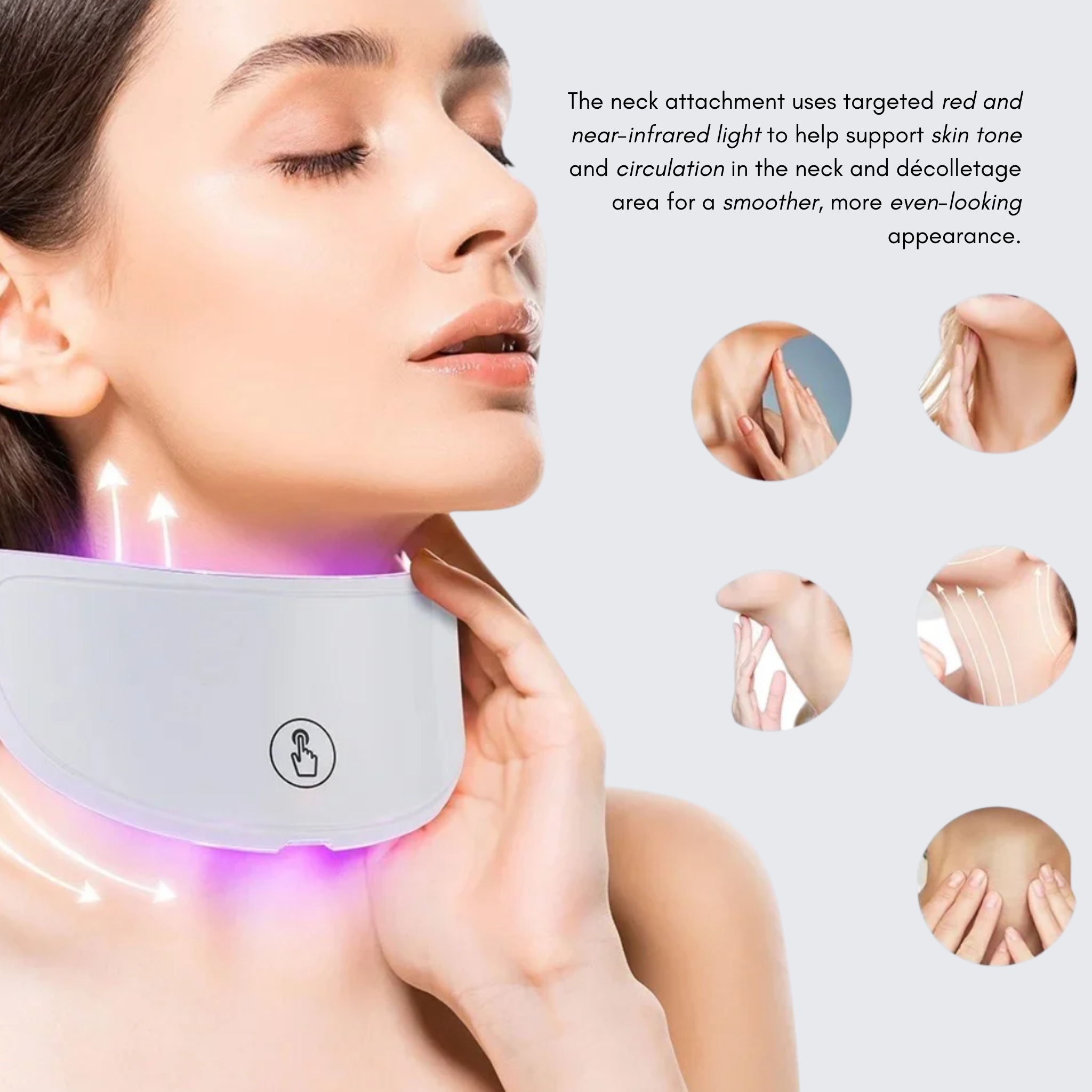 RejuvaLight LED Light Therapy Face & Neck Mask