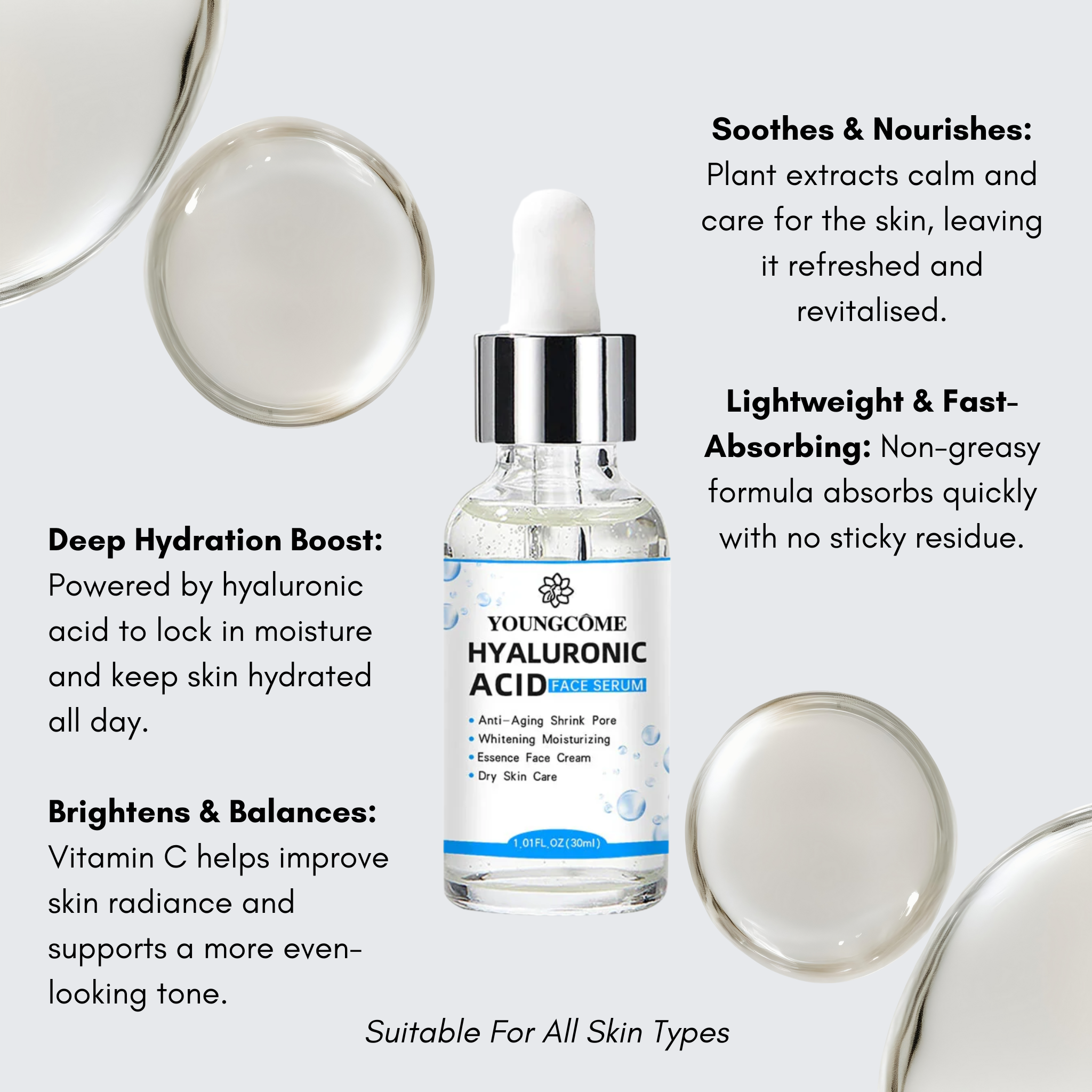 Hyaluronic Acid Hydrating Face Serum