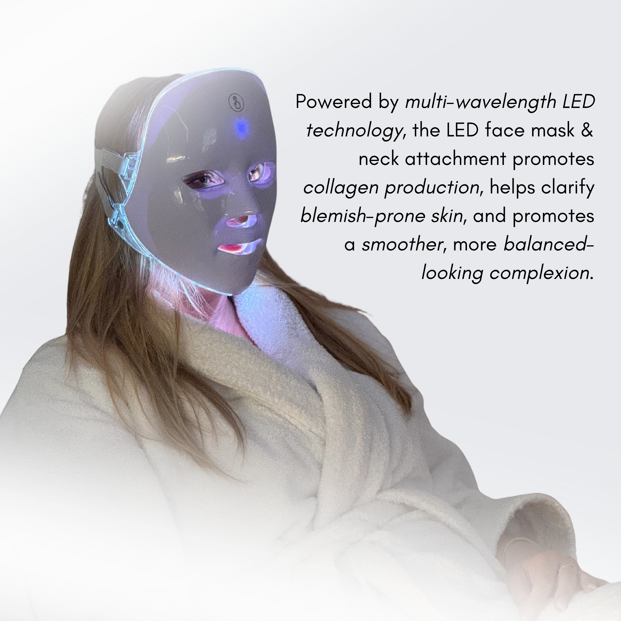 RejuvaLight LED Light Therapy Face & Neck Mask