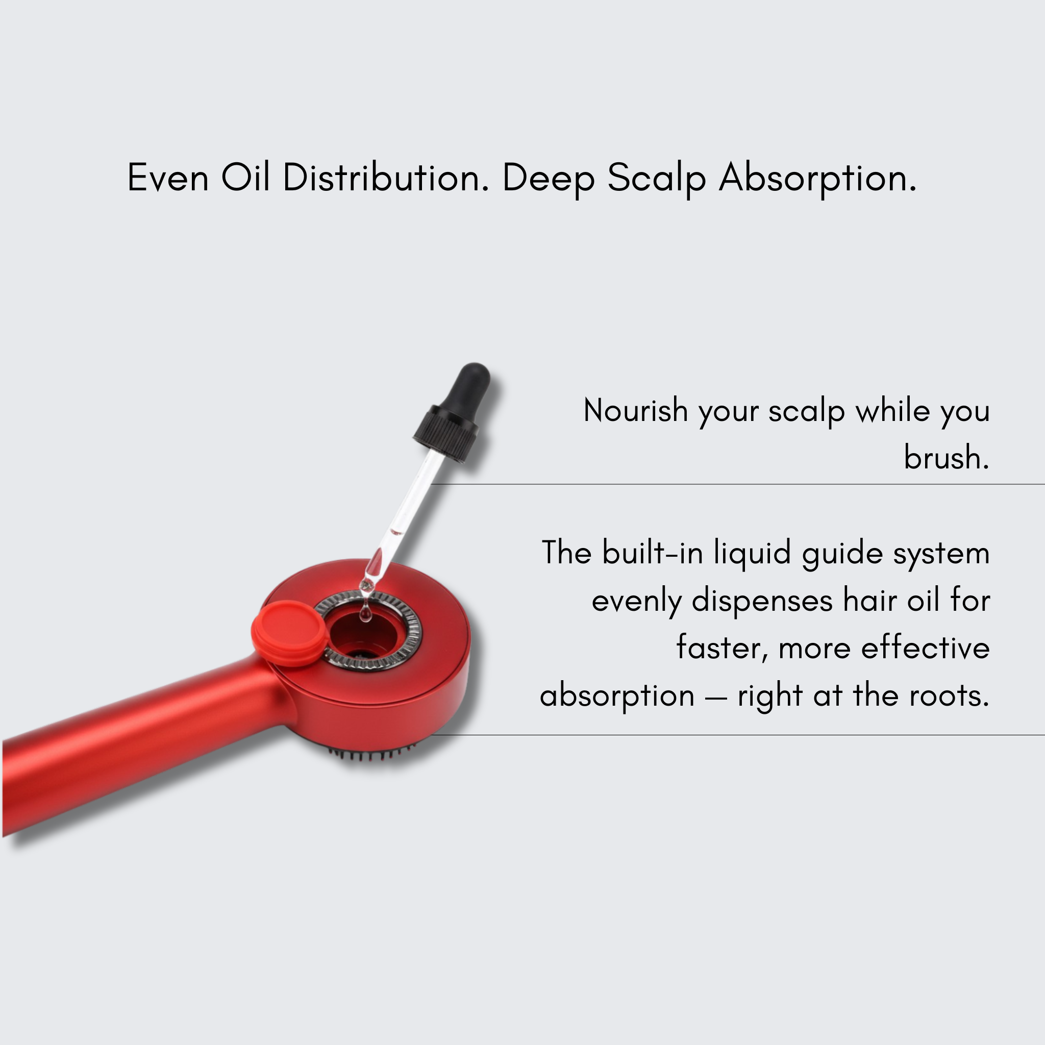 GrowLite LED Hair Growth Massaging Brush