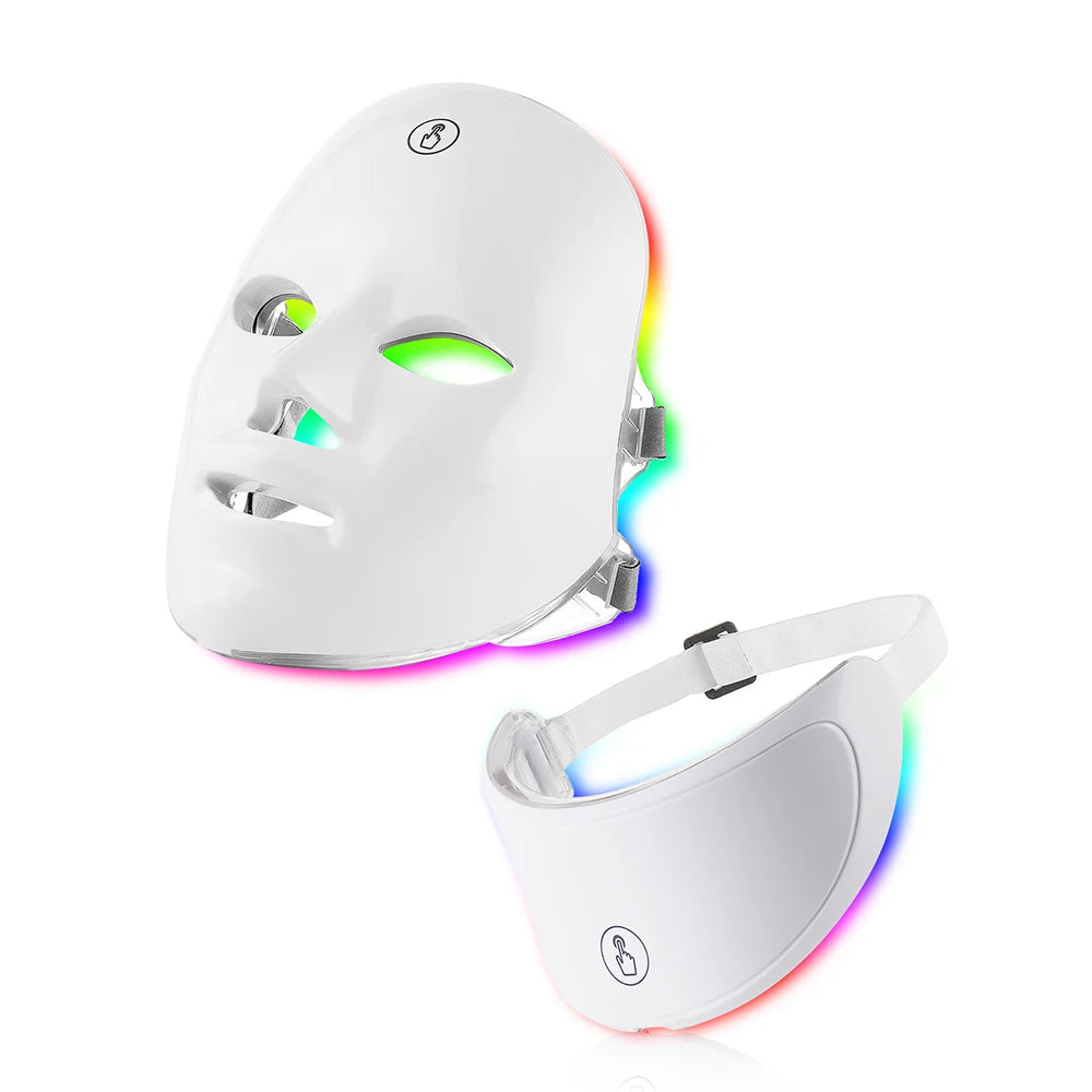 LED Light Therapy Facial & Neck Mask