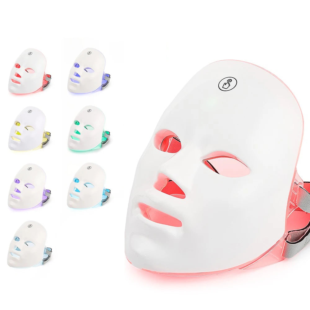 LED Light Therapy Facial & Neck Mask